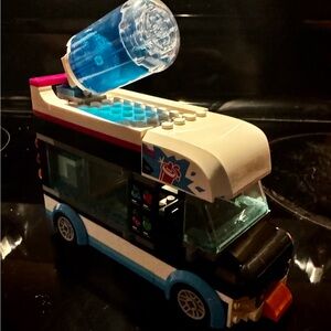 Lego Blue and White Ice Cream Truck Building Set